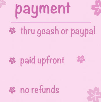 ❀ payment ❀